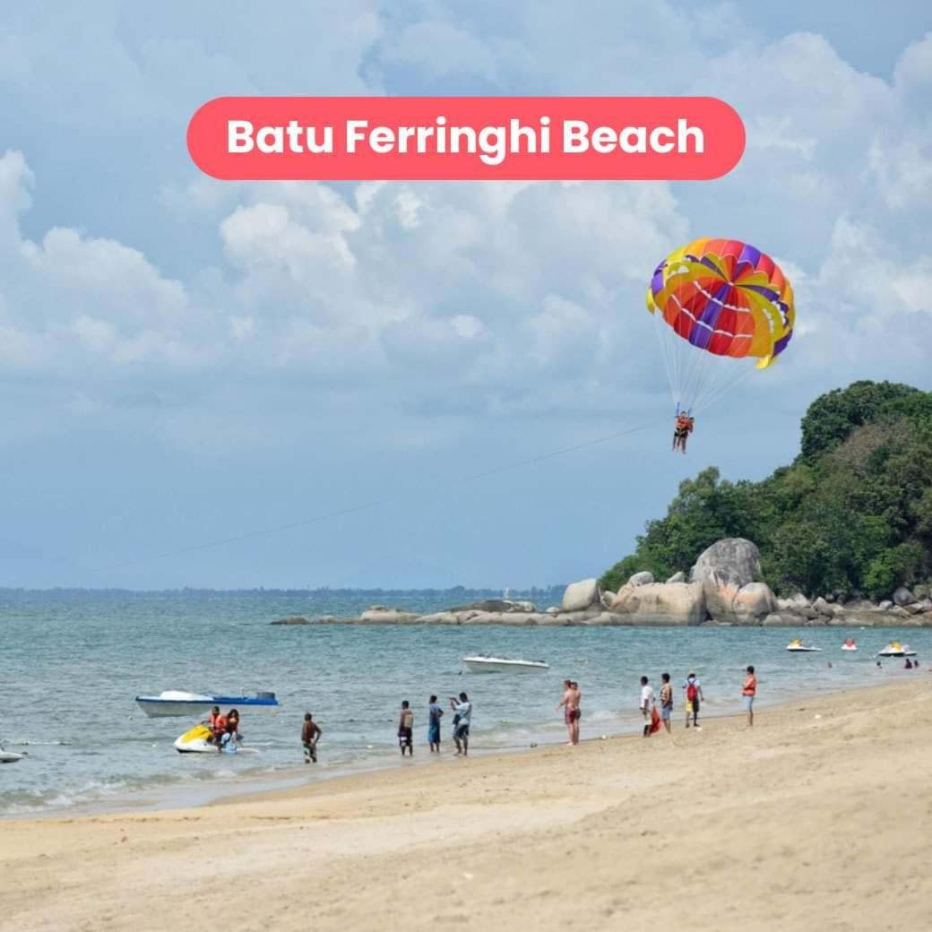 Sri Sayang Pearl View Lägenhet Batu Feringgi Rum bild